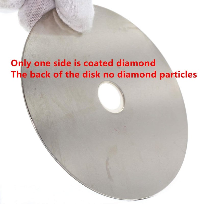 Jingling 4 inch 100mm Diamond Flat Lap Disc Grinding Disk Arbor 5/8 Grit 80 Coarse - Image 5